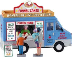 Lemax 93420 - Funnel Cakes Food Truck, Set Of 4 - Table Pieces* Lemax Table Pieces