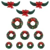 Lemax 04802 - Garland And Wreaths, Set Of 12 - Misc. Accessories* Lemax Misc. Accessories