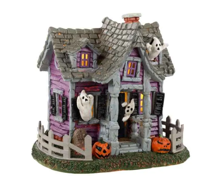 Lemax 34080 - Ghost Cottage, Battery-Operated (3V) - Spooky Town Accessories* Lemax Spooky Town Accessories