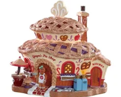 Lemax 85437 - Ginger's Pie Shop, Battery-Operated (4.5-Volt) - Sugar N Spice Houses* Lemax Sugar N Spice Houses