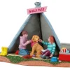 Lemax 13555 - Girls Backyard Camping - Table Pieces* Lemax Table Pieces
