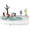 Lemax 34085 - Girls Play Hockey, Too!, Battery-Operated (4.5-Volt) - Table Pieces* Lemax Table Pieces