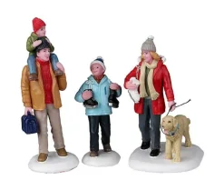 Lemax 22129 - Going Skating, Set Of 3 - Christmas Village Figurines* Lemax Figurines