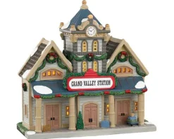 Lemax 05669 - Grand Valley Station - Caddington Village* Lemax Caddington Village