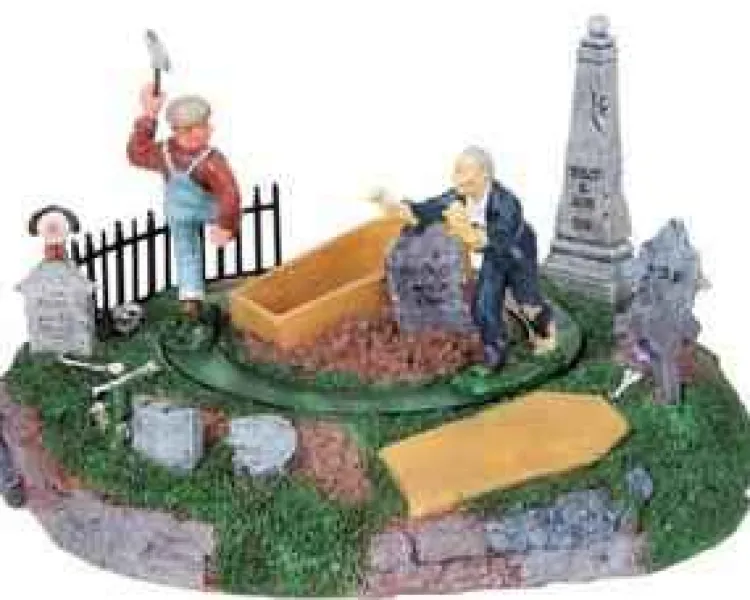 Lemax 84741 - Grave Robber's Surprise, Battery-Operated (4.5-Volt) - Spooky Town Halloween Village Accessories* Lemax Spooky Town Accessories