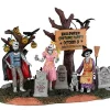 Lemax 23582 - Graveyard Costume Party - Spooky Town Halloween Village Accessories* Lemax Spooky Town Accessories