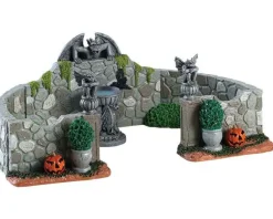 Lemax 83350 - Grey Gargoyle Gardens, Set Of 6 - Spooky Town Accessories* Lemax Spooky Town Accessories