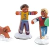 Lemax 82591 - Gumdrop Football, Set Of 3 - Sugar N Spice Figurines* Lemax Sugar N Spice Figurines