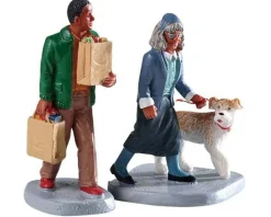 Lemax 92742 - Happy To Help, Set Of 2 - Figurines* Lemax Figurines