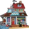 Lemax 25361 - High Seas Bait & Tackle - Plymouth Corners Christmas Houses & Buildings* Lemax Plymouth Corners