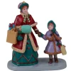 Lemax 22142 - Holiday Shopping With Mum - Christmas Village Figurines* Lemax Figurines