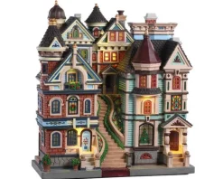 Lemax 05617 - Houses On A Hill, Battery-Operated (4.5-Volt) - Facades* Lemax Facades