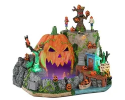 Lemax 14824 - Isle Of Creepy Jacks, With 4.5-Volt Adaptor - Spooky Town Halloween Village Accessories* Lemax Spooky Town Accessories