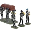 Lemax 13554 - Jazz Funeral, Set Of 4 - Spooky Town Accessories* Lemax Spooky Town Accessories