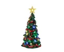 Lemax 34101 - Joyful Christmas Tree, Battery-Operated (4.5-Volt) - Trees* Lemax Trees