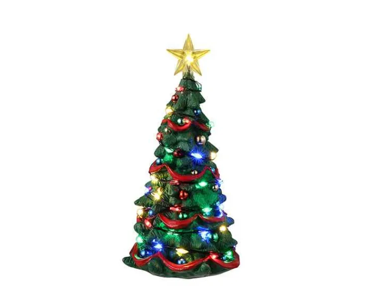 Lemax 34101 - Joyful Christmas Tree, Battery-Operated (4.5-Volt) - Trees* Lemax Trees