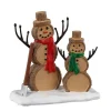 Lemax 34095 - Log Snowmen - Misc. Accessories* Lemax Misc. Accessories