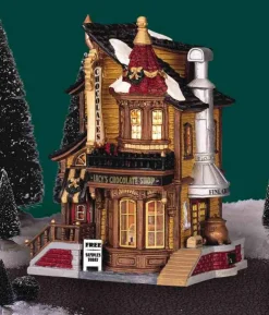 Lemax 45052 - Lucy's Chocolate Shop - Caddington Village Christmas Houses & Buildings* Lemax Caddington Village