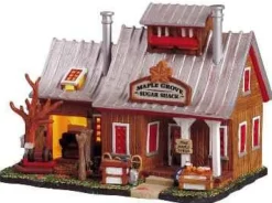 Lemax 55235 - Maple Grove Sugar Shack - Vail Village Christmas Houses & Buildings* Lemax Vail Village