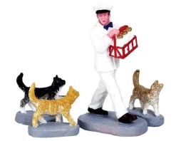 Lemax 72511 - Merry Milkman, Set Of 4 - Figurines* Lemax Figurines
