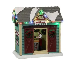 Lemax 24963 - Mom's She Shed, Battery-Operated (4.5-Volt) - Christmas Village Table Pieces* Lemax Table Pieces