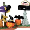 Lemax 44740 - Monster Mailboxes, Set Of 2 - Spooky Town Halloween Village Accessories* Lemax Spooky Town Accessories