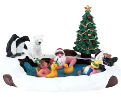 Lemax 73331 - North Pole Hot Springs - Table Pieces* Lemax Table Pieces