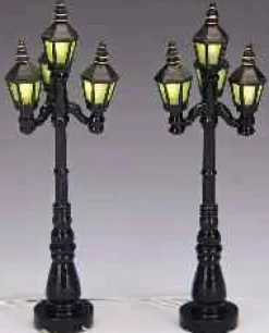Lemax 34902 - Old English Street Lamps Battery-Operated (4.5V) - Christmas Village Misc. Accessories* Lemax Misc. Accessories