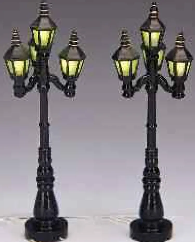 Lemax 34902 - Old English Street Lamps Battery-Operated (4.5V) - Christmas Village Misc. Accessories* Lemax Misc. Accessories