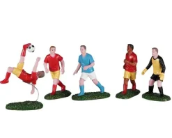 Lemax 02961 - Playing Soccer, Set Of 5 - Figurines* Lemax Figurines