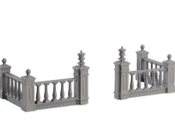 Lemax 74237 - Plaza Fence, Set Of 4 - Misc. Accessories* Lemax Misc. Accessories
