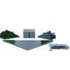 Lemax 64109 - Plaza System (Grey, Triangle Grass) - 24 Pieces - Landscape* Lemax Landscape
