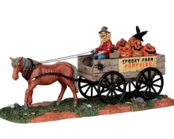 Lemax 53203 - Pumpkin Wagon - Spooky Town Accessories* Lemax Spooky Town Accessories