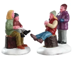 Lemax 72524 - Quality Time With Mom, Set Of 2 - Figurines* Lemax Figurines