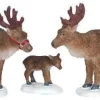Lemax 62242 - Reindeer, Set Of 3 - Christmas Village Figurines* Lemax Figurines