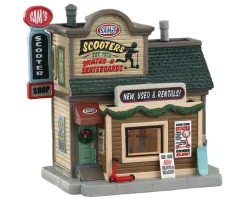 Lemax 05639 - Sam's Scooter Shop - Harvest Crossing* Lemax Harvest Crossing