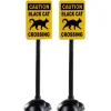 Lemax 04712 - Scary Road Signs, Set Of 2 - Spooky Town Accessories* Lemax Spooky Town Accessories