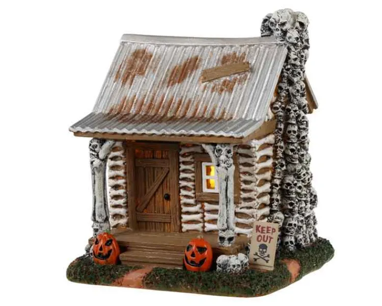 Lemax 34081 - Skeleton Cottage, Battery-Operated (3V) - Spooky Town Accessories* Lemax Spooky Town Accessories
