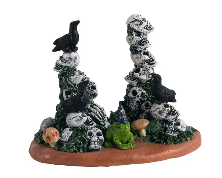 Lemax 14830 - Skull Cairns - Spooky Town Accessories* Lemax Spooky Town Accessories