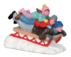 Lemax 52329 - Sledding With Dad - Christmas Figurines* Lemax Figurines