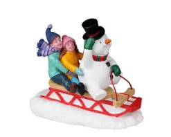 Lemax 22119 - Sledding With Frosty - Christmas Village Figurines* Lemax Figurines
