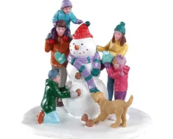 Lemax 03511 - Snowman Teamwork - Table Pieces* Lemax Table Pieces