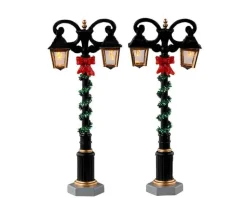 Lemax 34090 - Splendid Lights, Set Of 2, Battery-Operated (4.5-Volt) - Misc. Accessories* Lemax Misc. Accessories