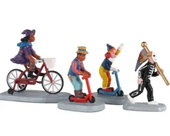 Lemax 12001 - Spooky Celebration, Set Of 4 - Spooky Town Figurines* Lemax Spooky Town Figurines