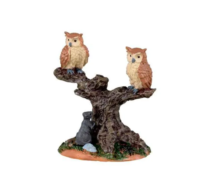 Lemax 34076 - Spooky Owls - Spooky Town Accessories* Lemax Spooky Town Accessories