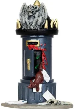 Lemax 44738 - Spooky Town Post - Spooky Town Halloween Village Accessories* Lemax Spooky Town Accessories