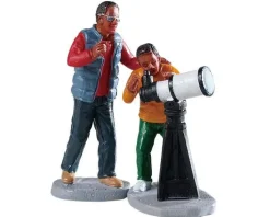 Lemax 92744 - Stargazing, Set Of 2 - Figurines* Lemax Figurines