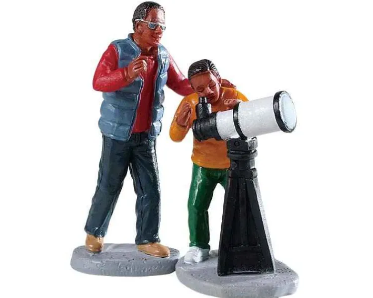 Lemax 92744 - Stargazing, Set Of 2 - Figurines* Lemax Figurines