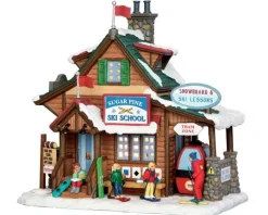 Lemax 55940 - Sugar Pine Ski School - Vail Village Christmas Houses & Buildings* Lemax Vail Village