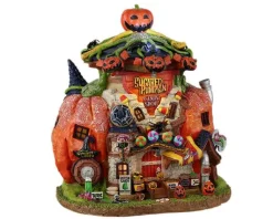 Lemax 25855 - Sugared Pumpkin Candy Shoppe, Battery-Operated (4.5-Volt) - Spooky Town Halloween Village Houses & Buildings* Lemax Spooky Town Houses